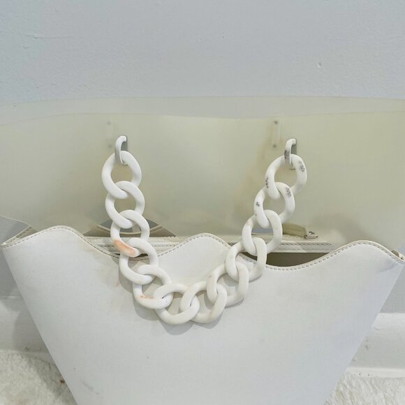 Charles & Keith Women's White Hand Bag - Picture 6 of 12